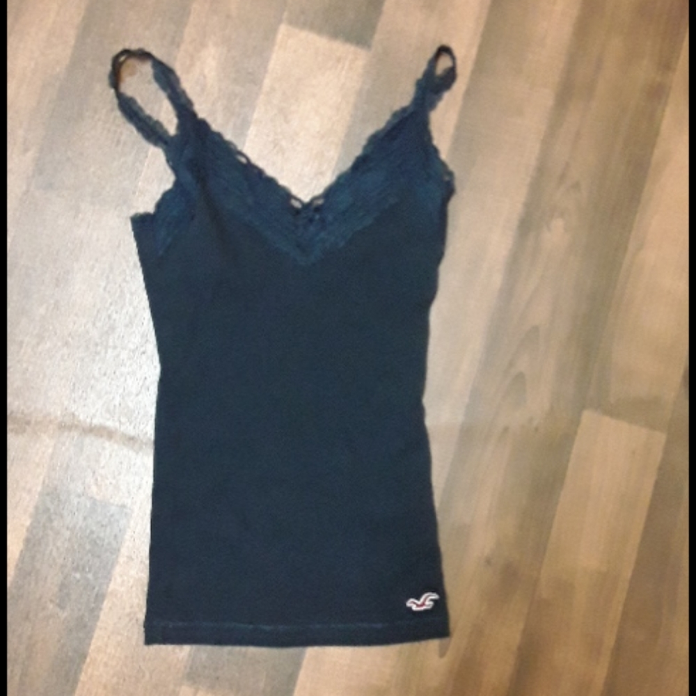 Lace camisole navy blue